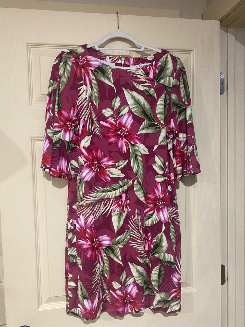 Tommy Bahama Pink Floral Midi Dress